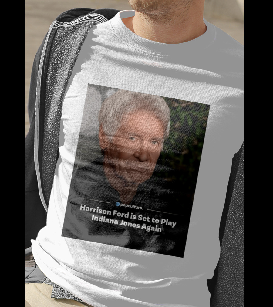Harrison Ford Indiana Jones Return Announcement Popculture Update T-Shirt
