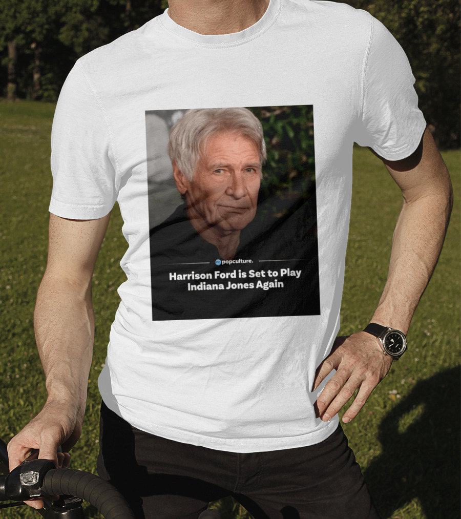 Harrison Ford Indiana Jones Return Announcement Popculture Update T-Shirt