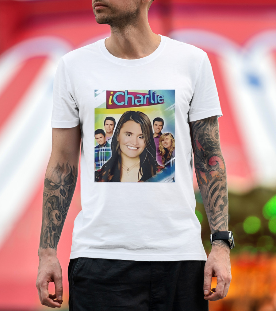 ICharlie Pop Culture Cast Television Show Iconic Faces T-Shirt