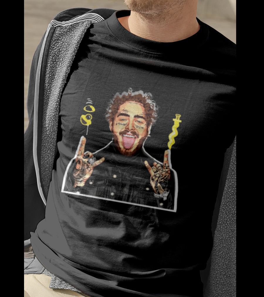 Nomad Clothing Store Sunflower Acid Wash Oversized Iconic Musician Fan T-Shirt