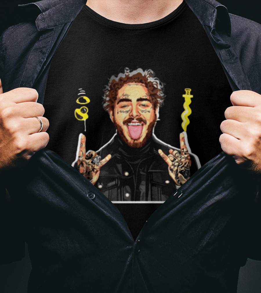 Nomad Clothing Store Sunflower Acid Wash Oversized Iconic Musician Fan T-Shirt