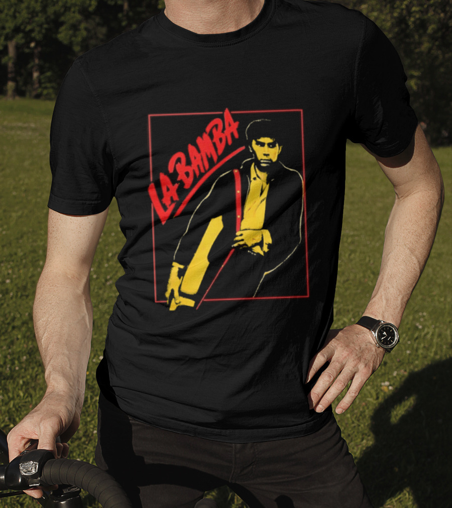 Ritchie Valens La Bamba Rock And Roll Iconic Yellow Red T-Shirt
