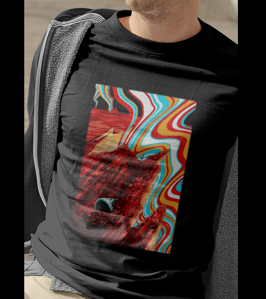 Gov't Mule Livingston MT August 18 2026 Event Psychedelic Swirls Alien Landscape T-Shirt