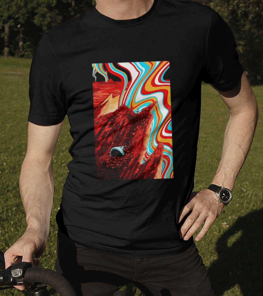 Gov't Mule Livingston MT August 18 2026 Event Psychedelic Swirls Alien Landscape T-Shirt