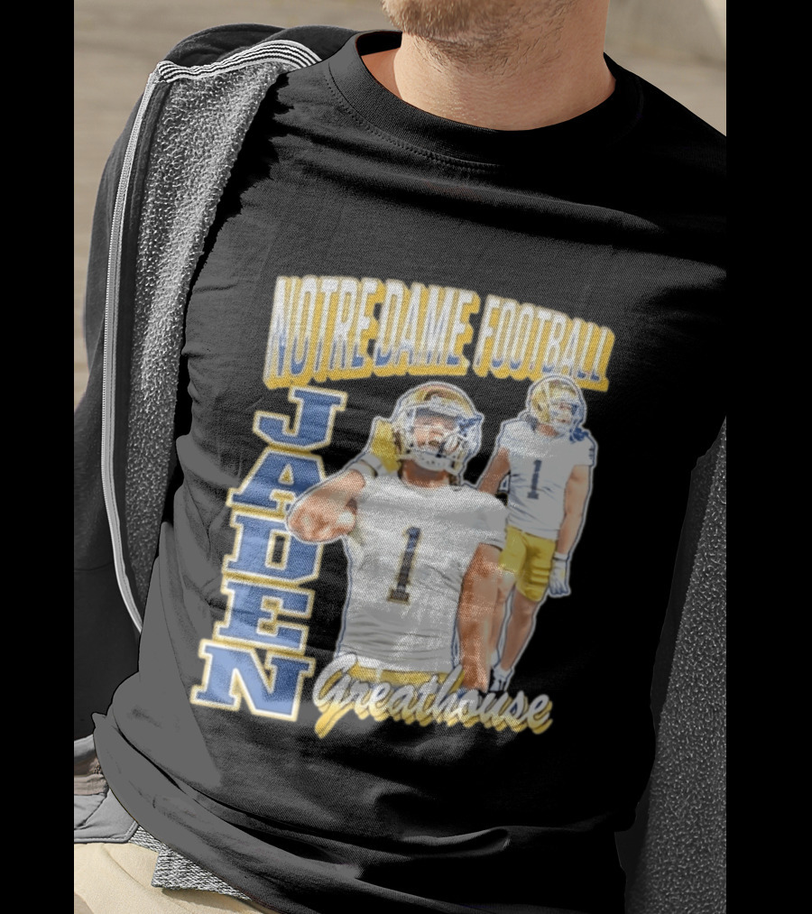 Notre Dame Football Jaden Greathouse 1 Fighting Irish T-Shirt