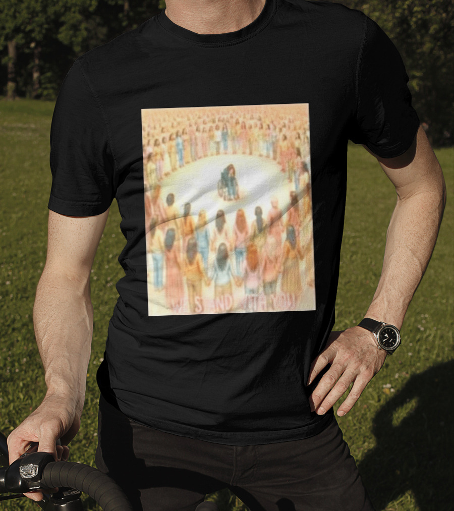 We Stand With You Lindsay Clancy Supportive Circle Of Unity T-Shirt