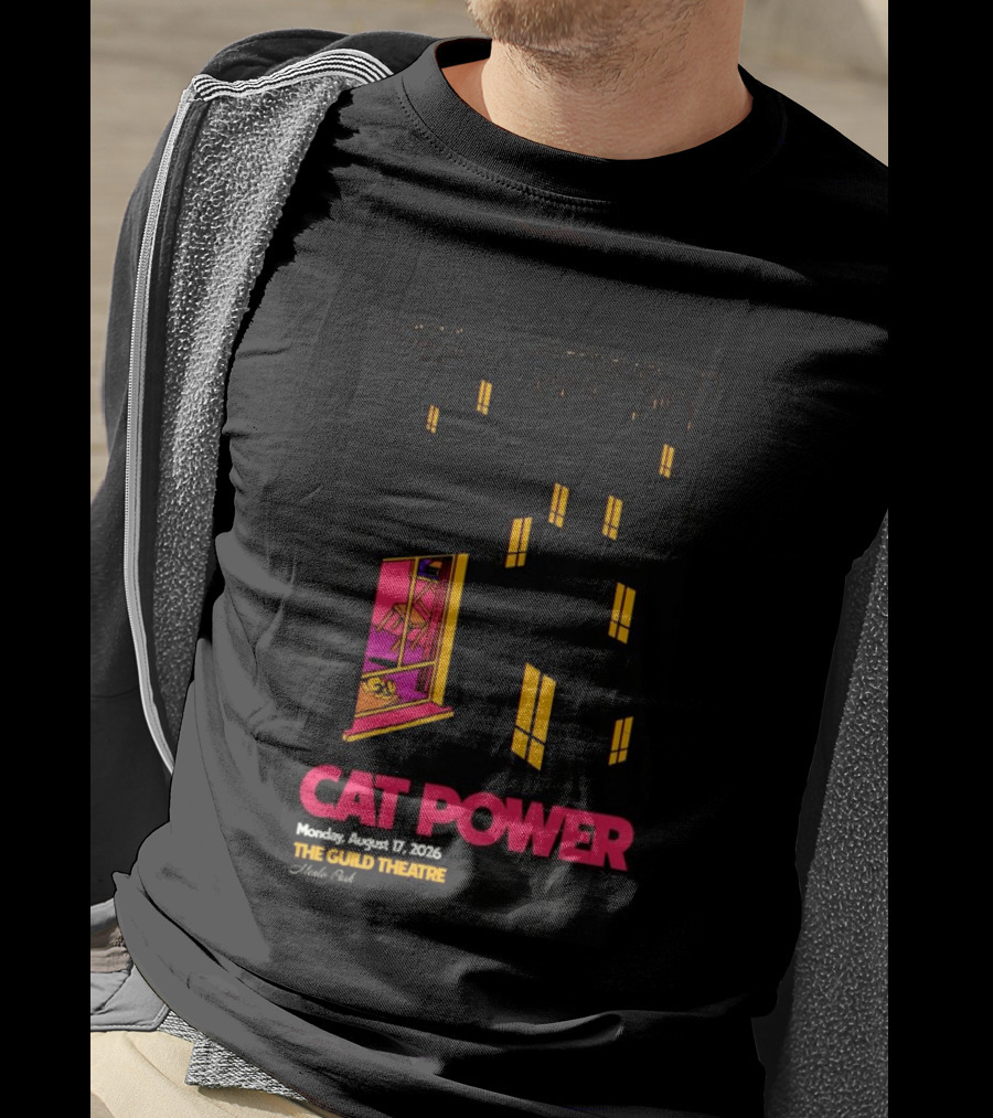 Cat Power Menlo Park August 17 2026 Guild Theatre Concert T-Shirt