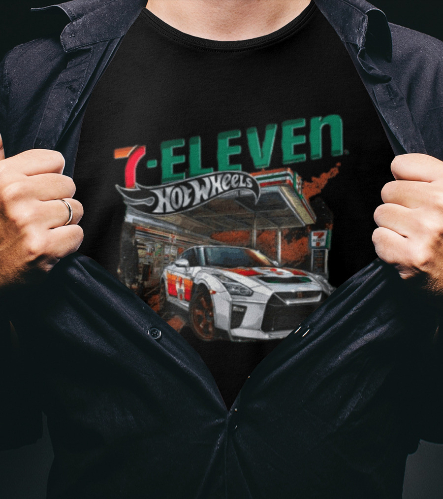 7 Eleven Hot Wheels GT R At 7Collection Store T-Shirt