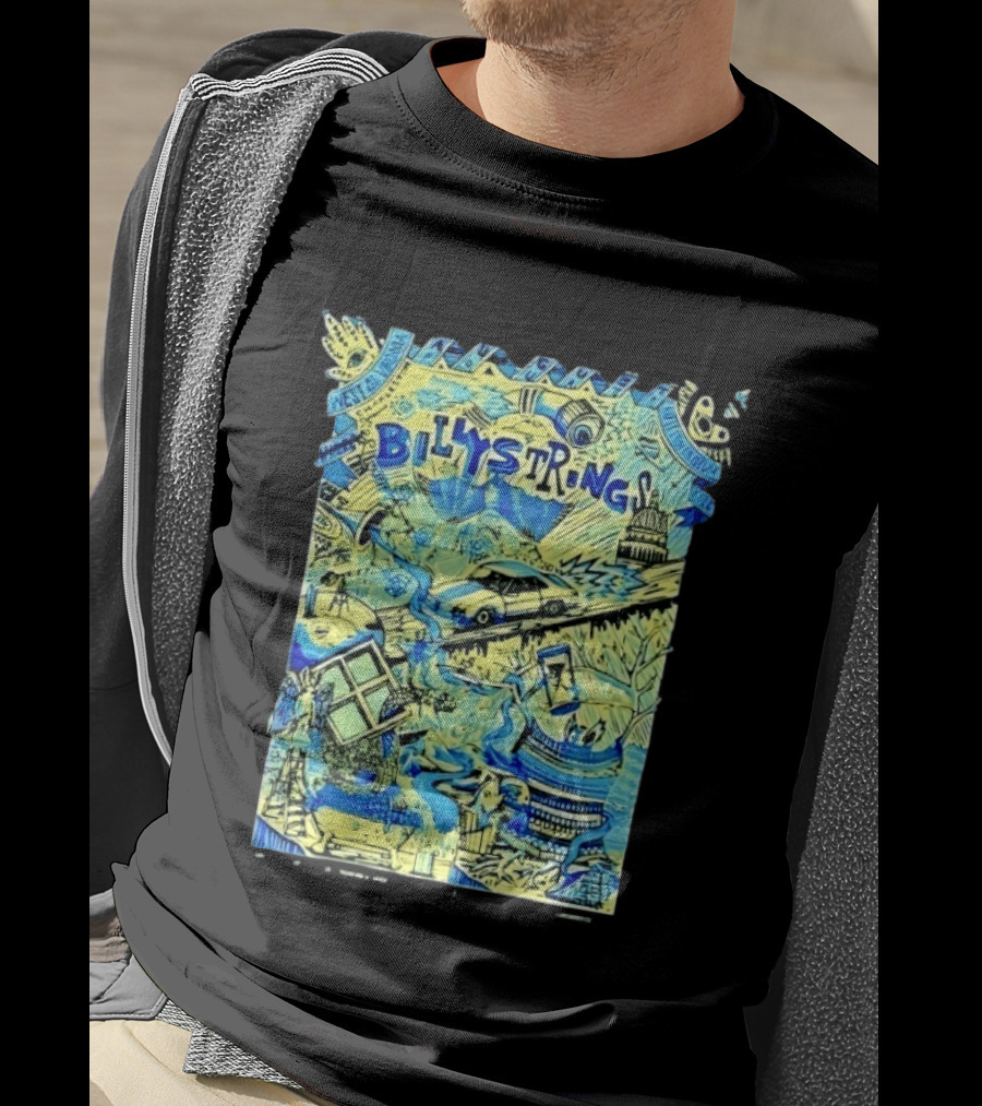 Billy Strings Charleston Coliseum 2023 West Virginia Concert Doodle T-Shirt