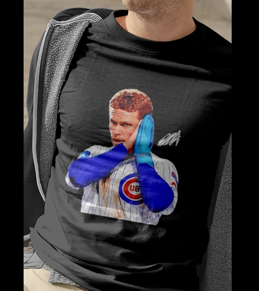 Ian Happ Chicago Cubs MLB Baseball Player With Cubs T-Shirt