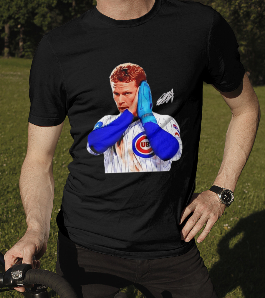 Ian Happ Chicago Cubs MLB Baseball Player With Cubs T-Shirt