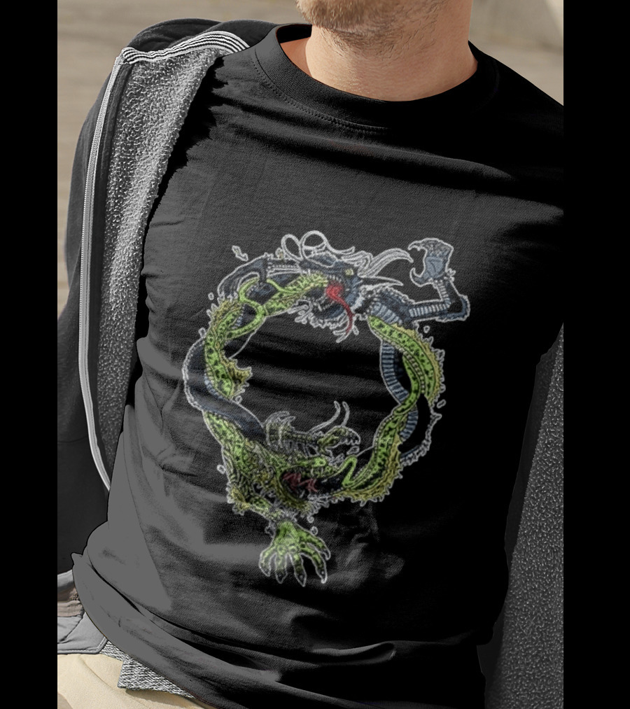 Falxo Tour 2026 El Mano A Mano Del Ano Futuristic Mechanical Dragon Battle T-Shirt