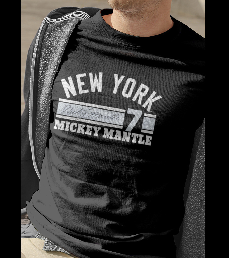 New York Yankees Mickey Mantle 7 MLB Legend T-Shirt