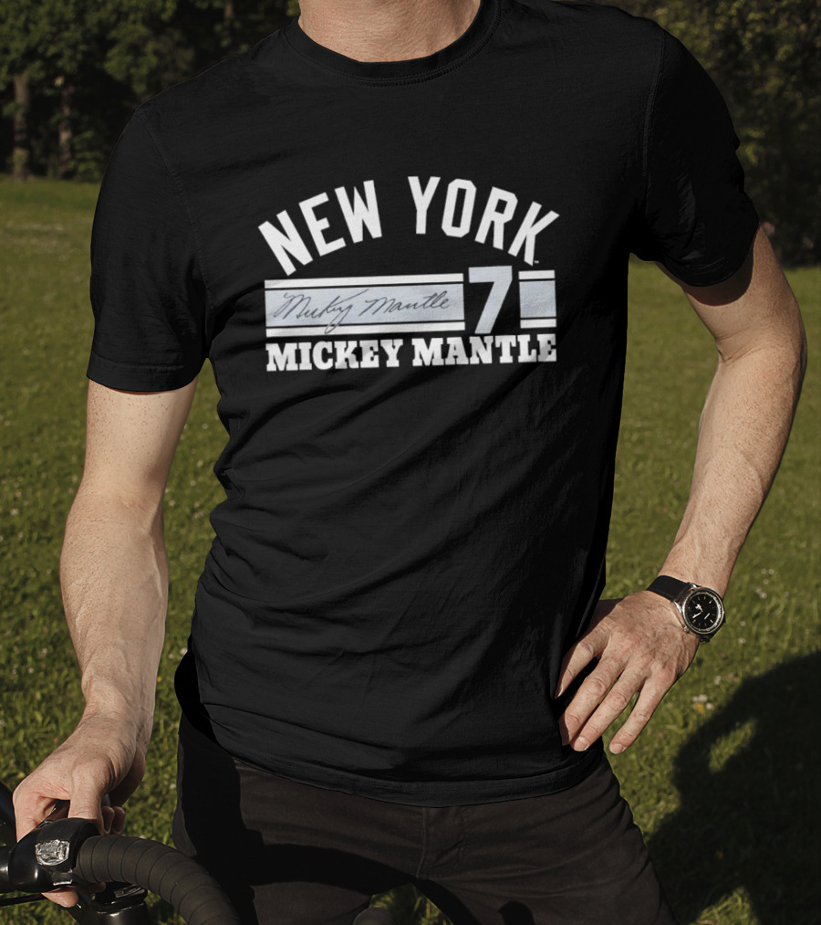 New York Yankees Mickey Mantle 7 MLB Legend T-Shirt