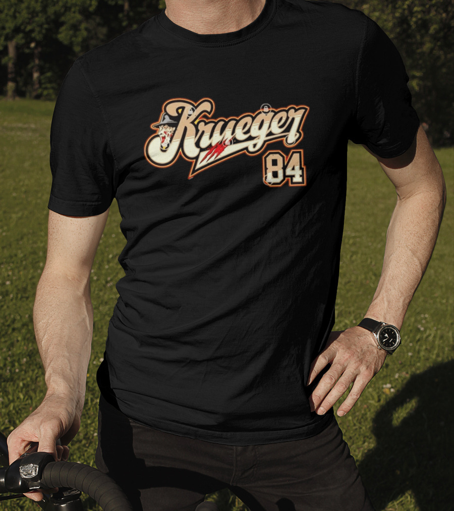 Krueger 84 Freddy A Nightmare On Elm Street Claw Slash Hat T-Shirt
