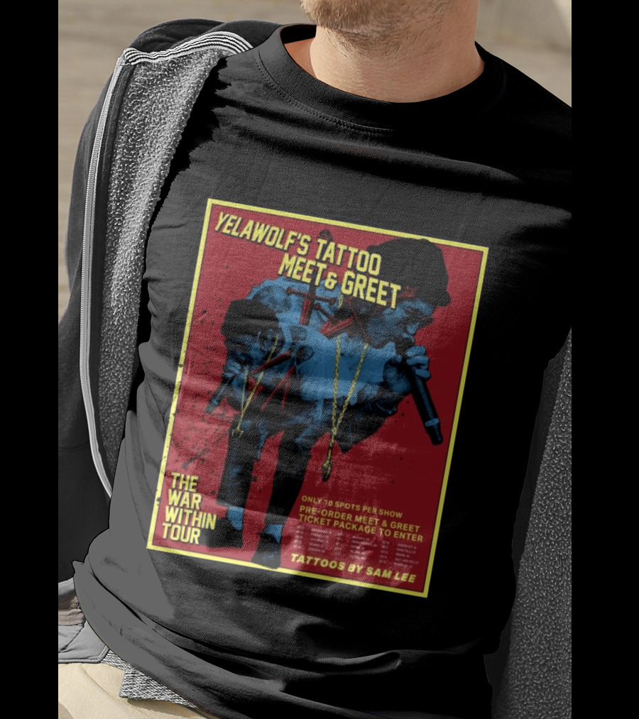 Yelawolf's Tattoo Meet & Greet The War Within Tour Tattoos By Sam Lee T-Shirt