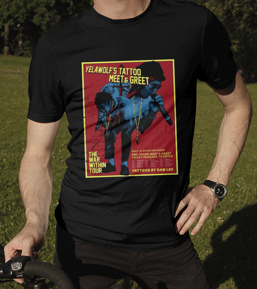 Yelawolf's Tattoo Meet & Greet The War Within Tour Tattoos By Sam Lee T-Shirt