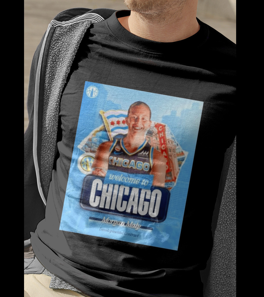 Welcome To Chicago Morgan Maly Developmental Contract Basketball Jersey T-Shirt