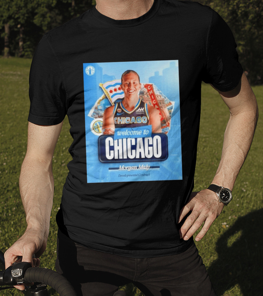 Welcome To Chicago Morgan Maly Developmental Contract Basketball Jersey T-Shirt