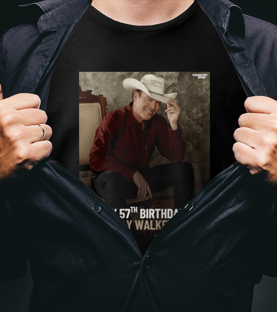 Clay Walker Celebrates Turning 57 In Classic Country T-Shirt