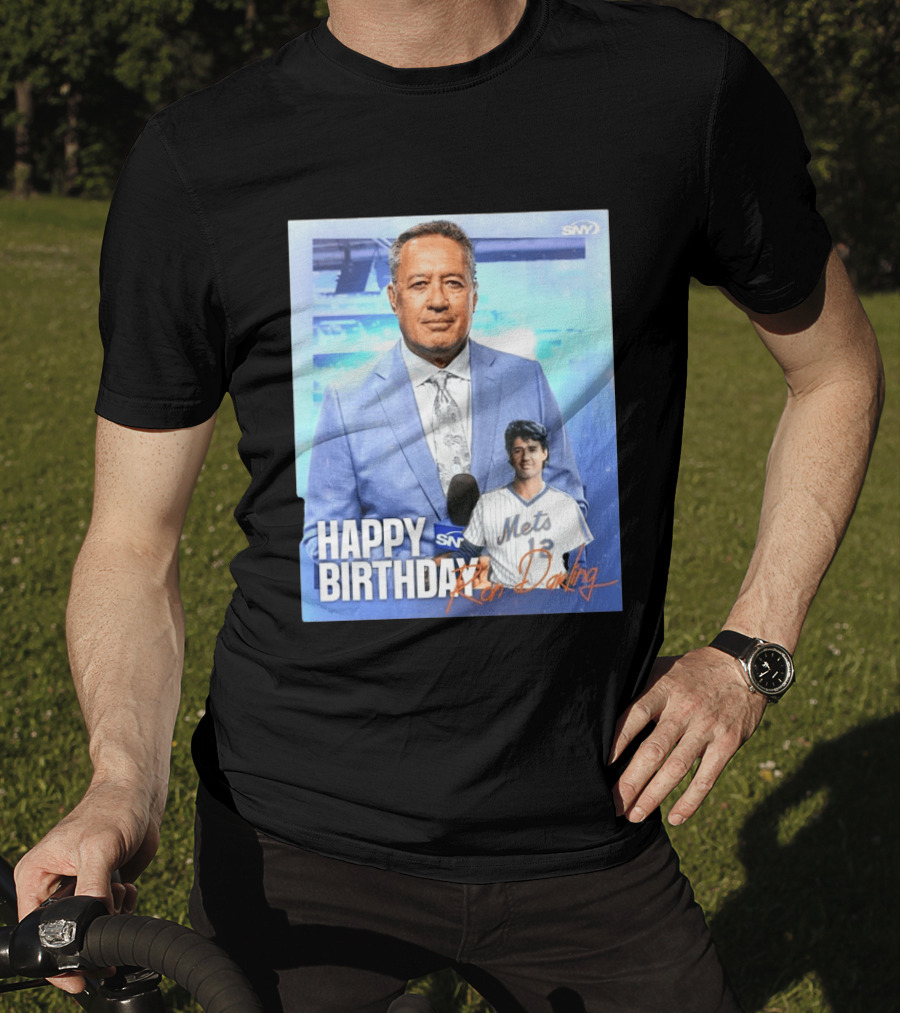 Happy Birthday Ron Darling SNY Mets Celebration T-Shirt