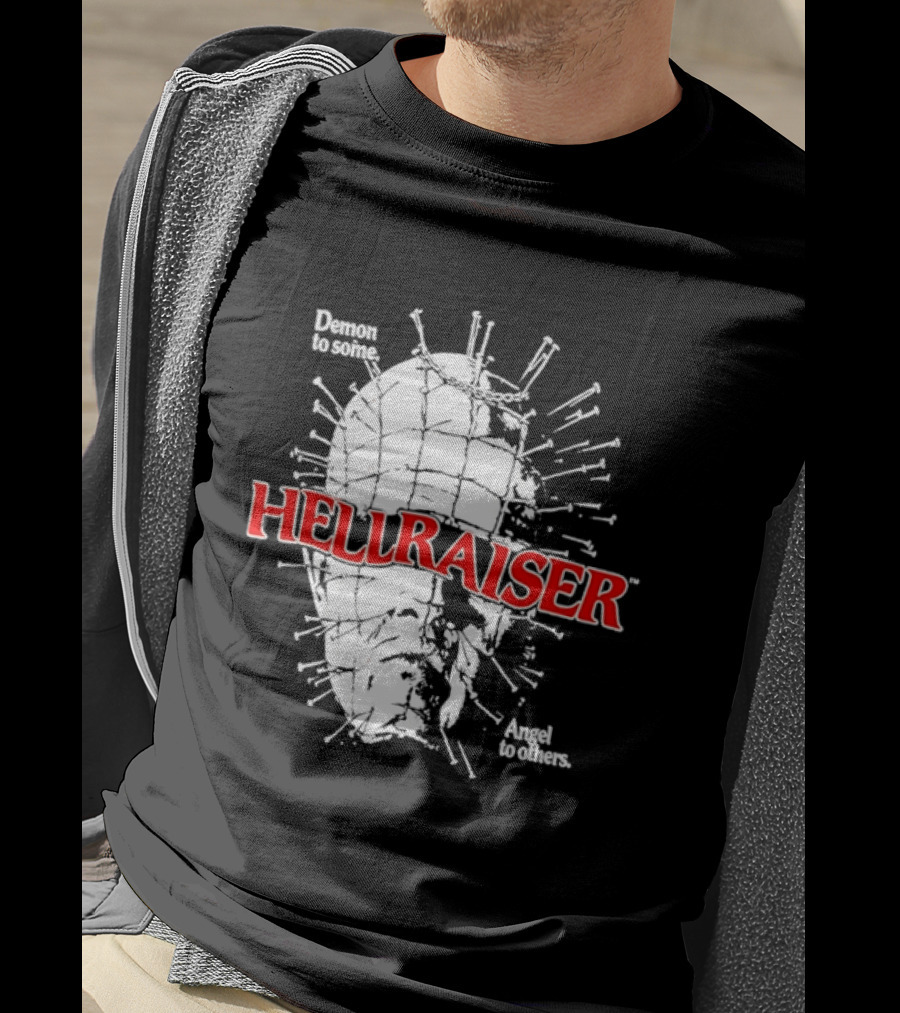 Hellraiser Pinhead Demon To Some Angel To Others T-Shirt