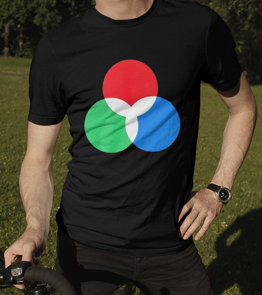 RGB Color Model Venn Diagram Red Green Blue T-Shirt
