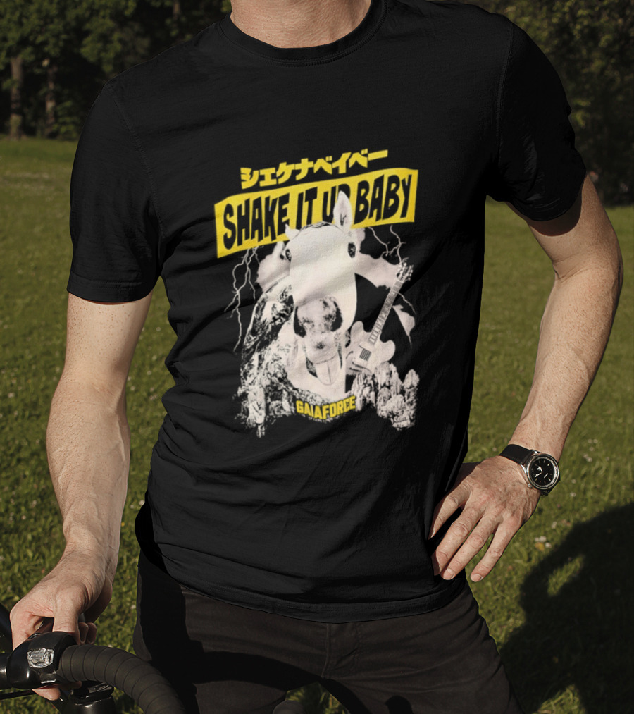Shake It Up Baby Gaiaforce Horse Electric Guitar T-Shirt