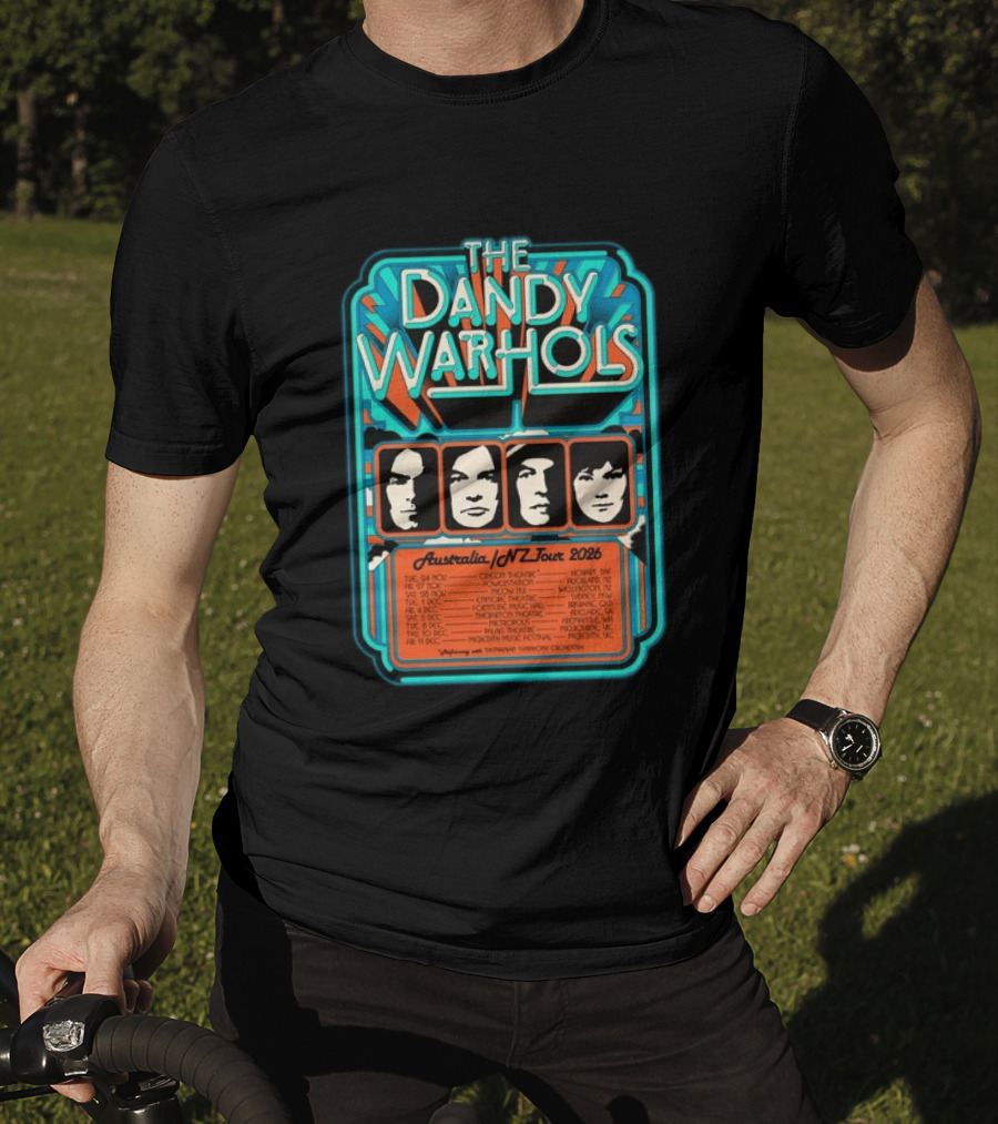 The Dandy Warhols Australia NZ Tour 2026 Concert Dates And Venues T-Shirt