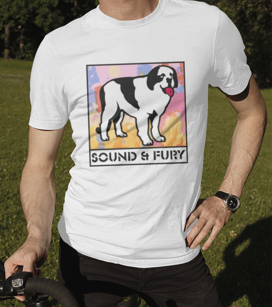 Sound And Fury Store Sound And Fury 2026 Big Dog White St Bernard T-Shirt