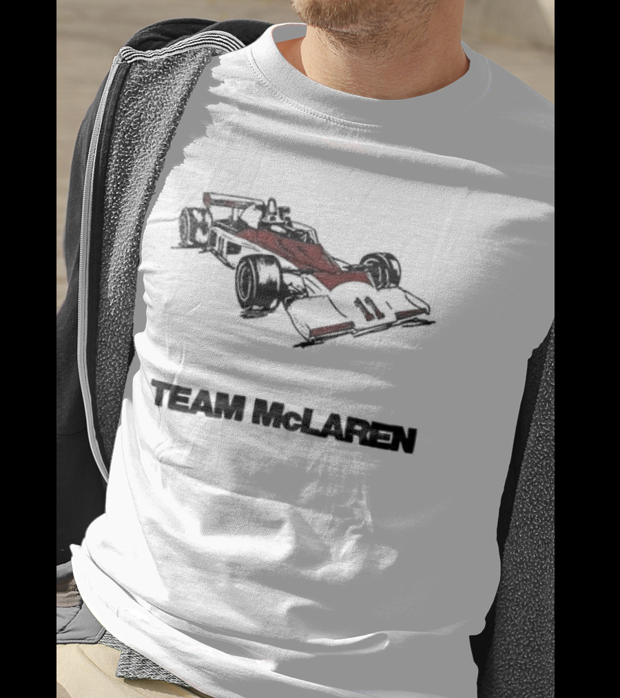 Team McLaren 1976 Car Racing Vintage Formula One Racing Car T-Shirt