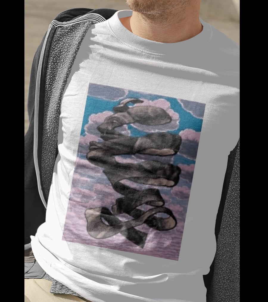 Tom Holland MC Escher Infinite Mobius Strip Optical Illusion T-Shirt