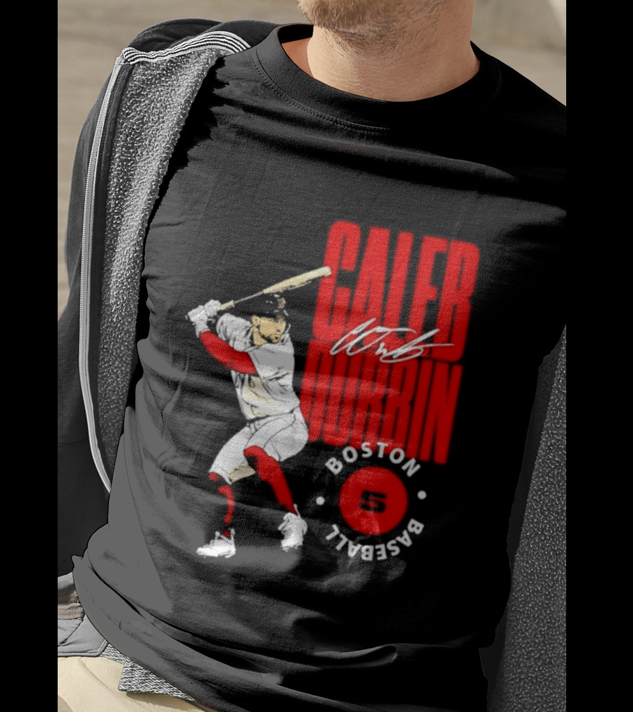 Caleb Durbin Boston Red Sox Baseball 5 T-Shirt