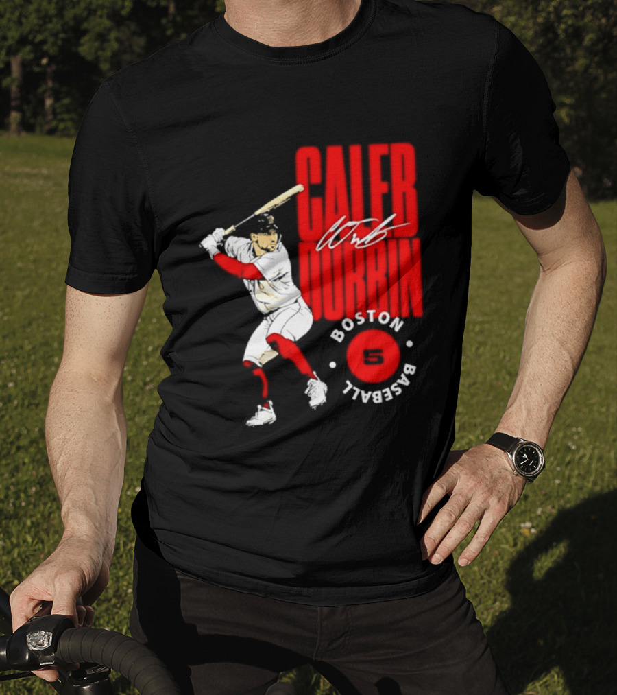 Caleb Durbin Boston Red Sox Baseball 5 T-Shirt