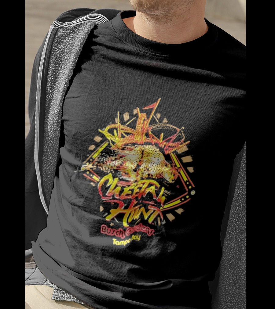 Cheetah Hunt Busch Gardens Tampa Bay Roller Adventure T-Shirt