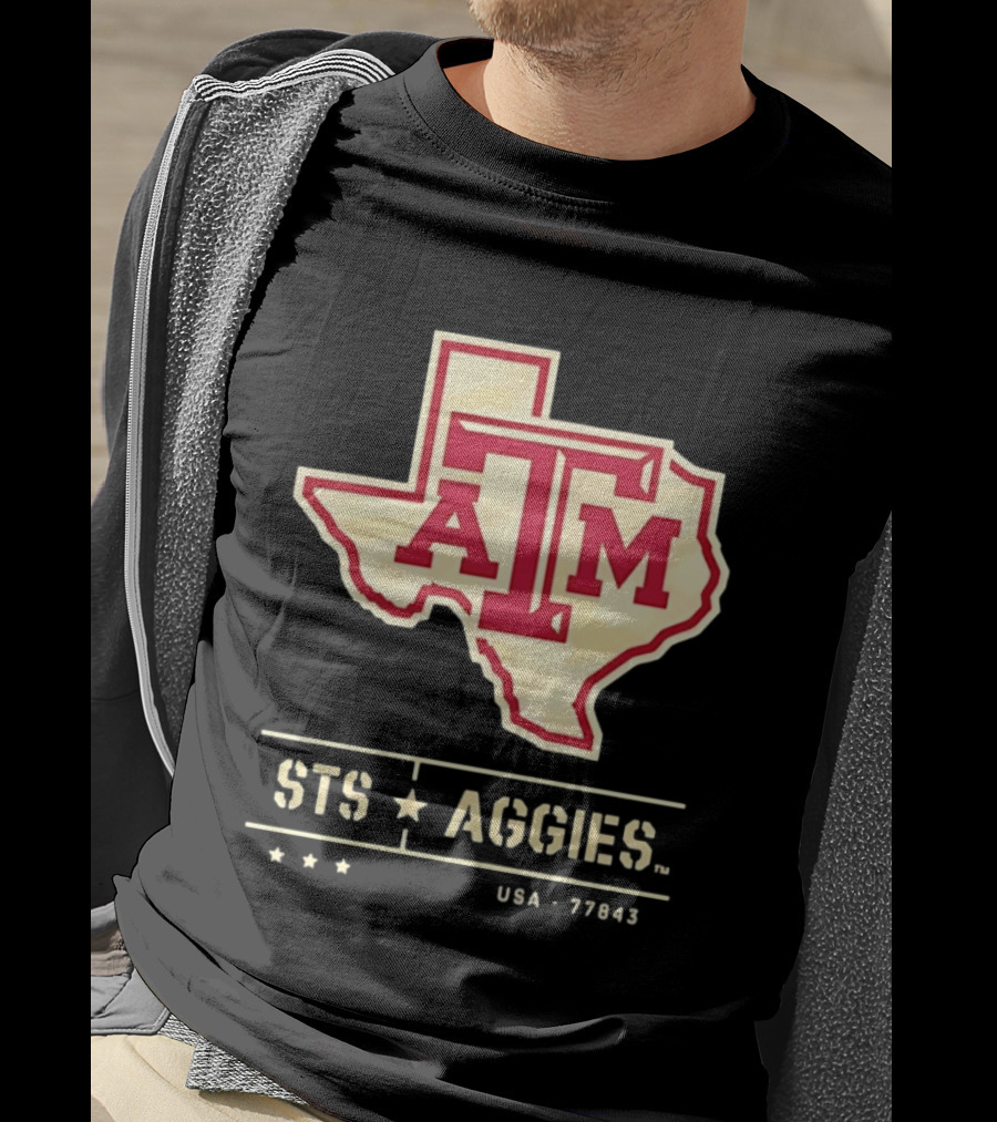 Texas A&M ATM STS Aggies USA 77843 T-Shirt