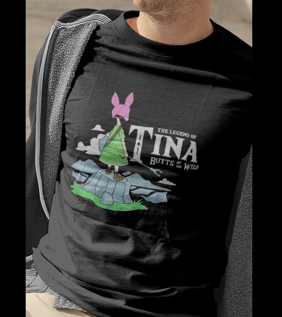 The Legend Of Tina Butts Of The Wild Adventure T-Shirt