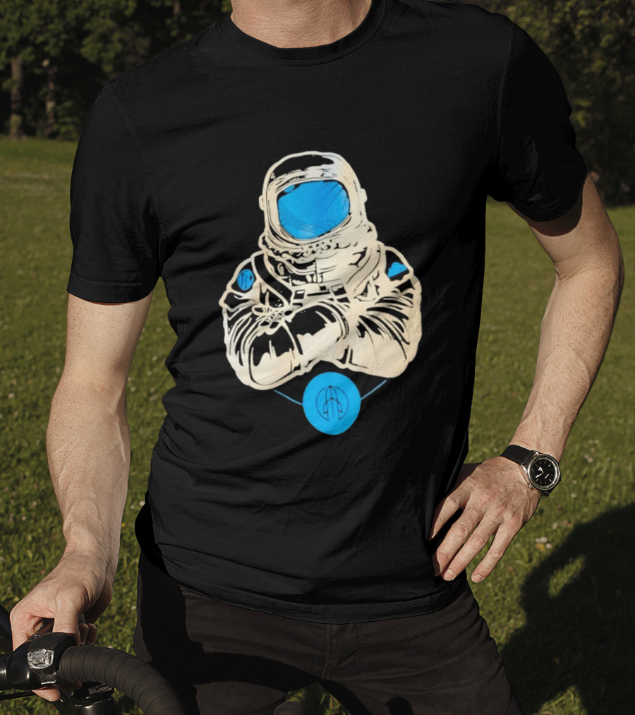 WordPress Astronaut Space Explorer Developer Iconic Space Suit Drawing T-Shirt