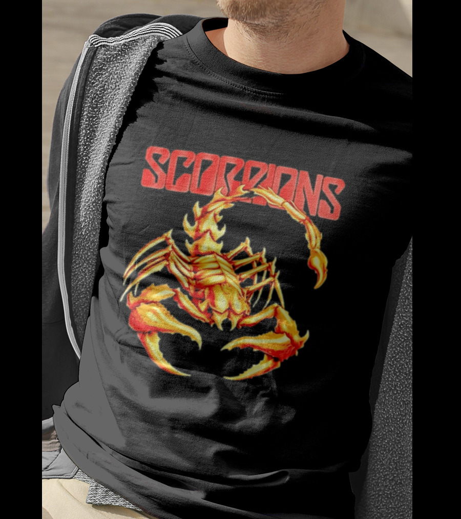 Scorpions Band Heavy Metal Hard Rock Iconic Scorpion Visual T-Shirt