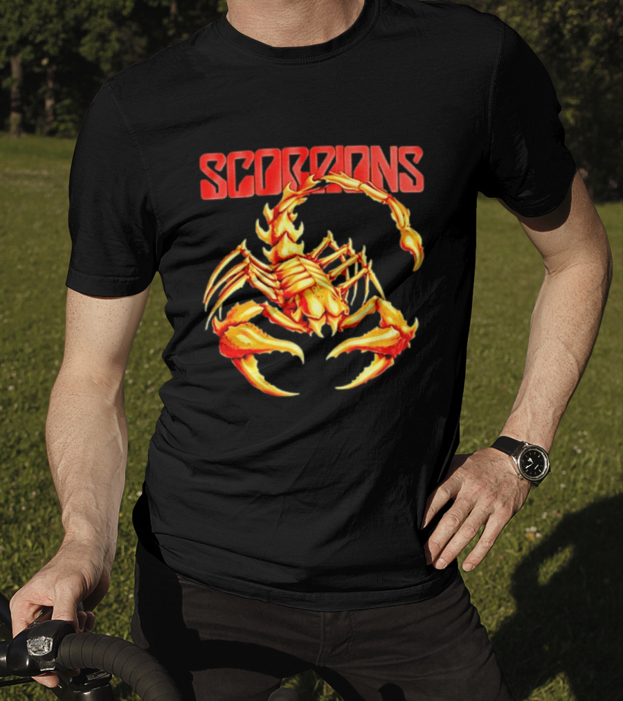 Scorpions Band Heavy Metal Hard Rock Iconic Scorpion Visual T-Shirt