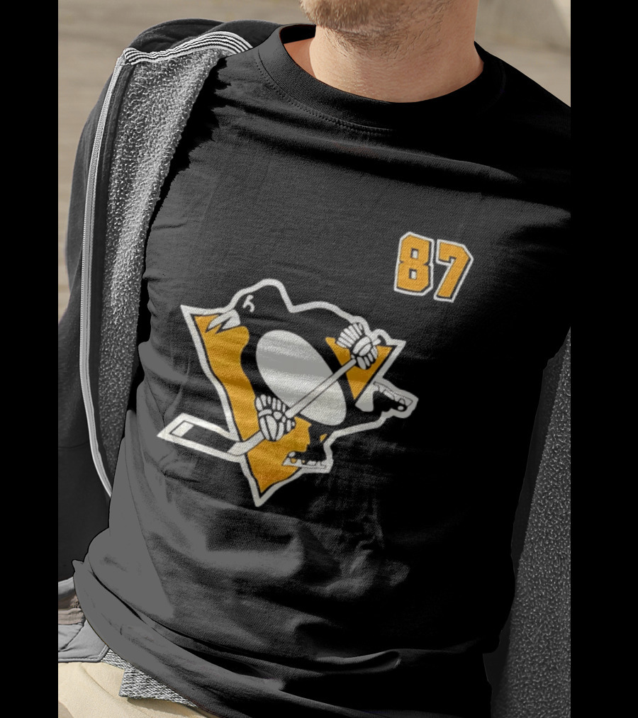 Sidney Crosby 87 Pittsburgh Penguins NHL Player T-Shirt
