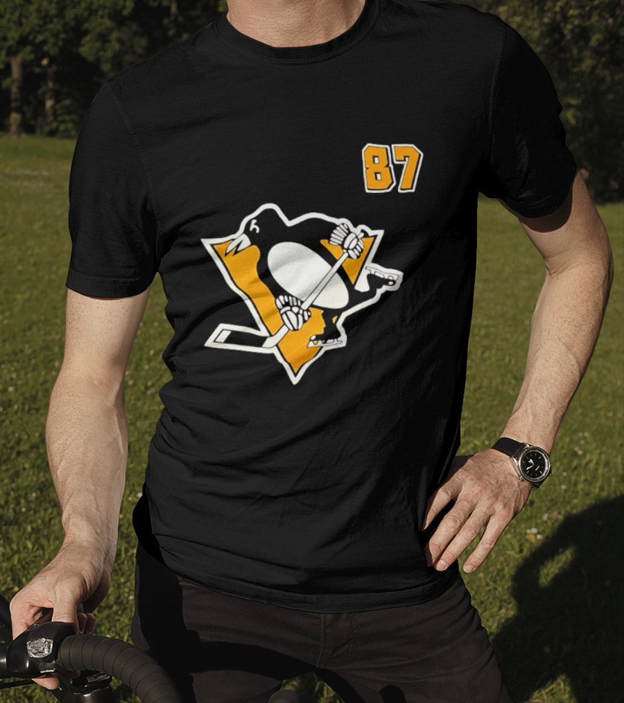 Sidney Crosby 87 Pittsburgh Penguins NHL Player T-Shirt