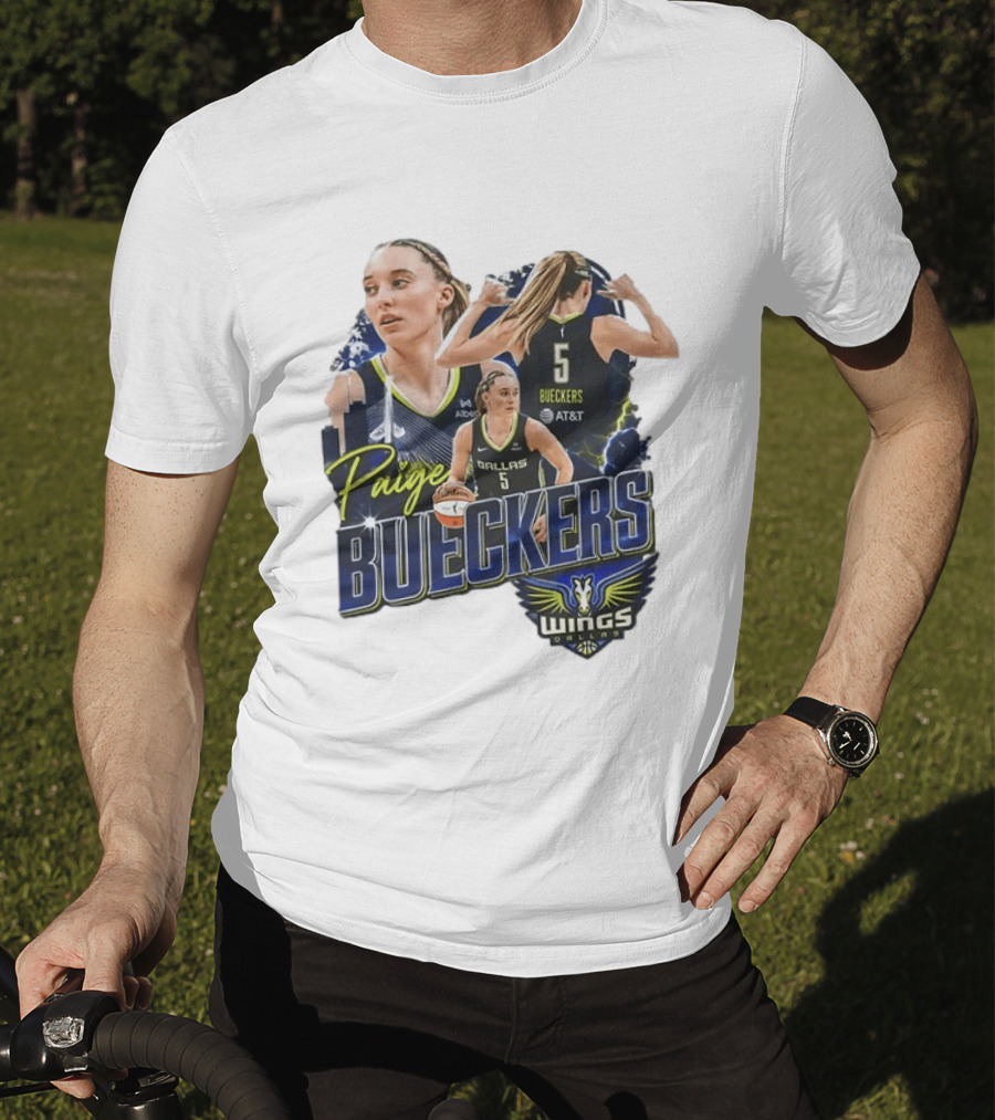 Paige Bueckers Dallas Wings 5 WNBA Basketball Wings Orders T-Shirt