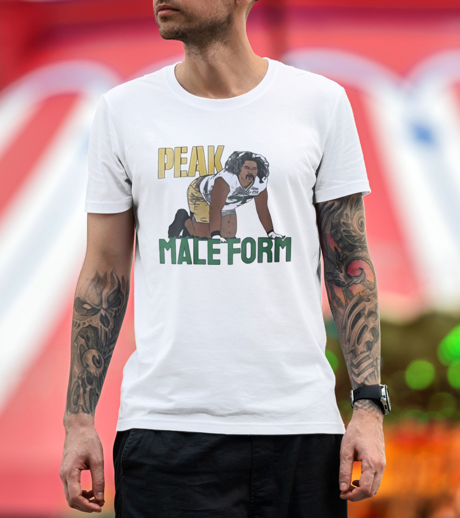 Troy Polamalu Peak Male Form Steelers Football Legends T-Shirt