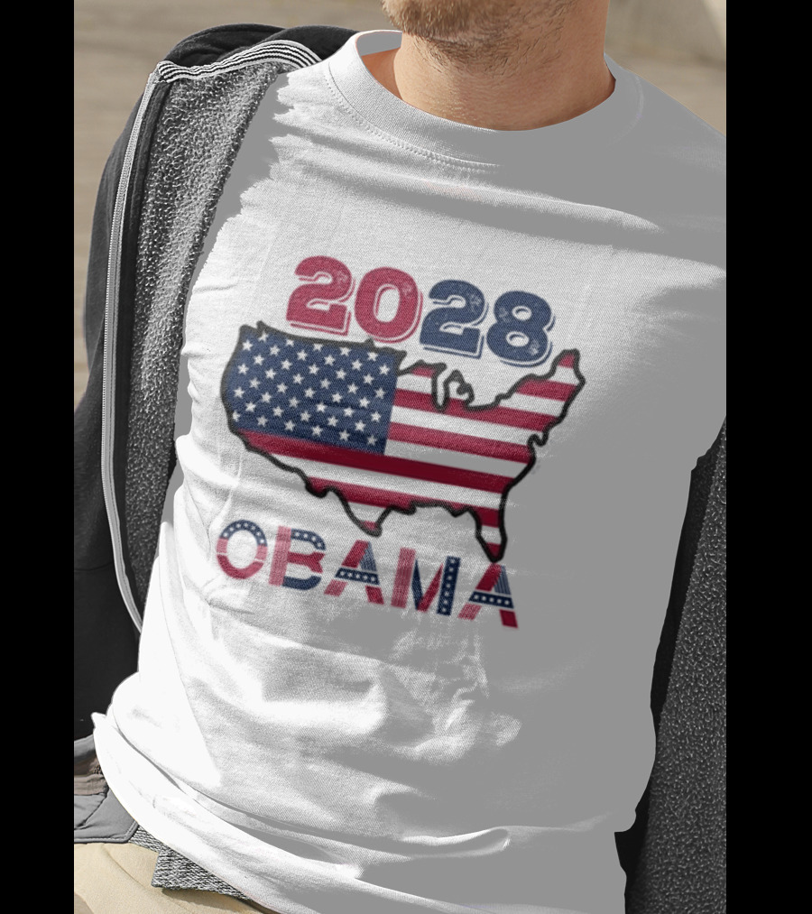 Barack Obama 2028 For President Election T-Shirt
