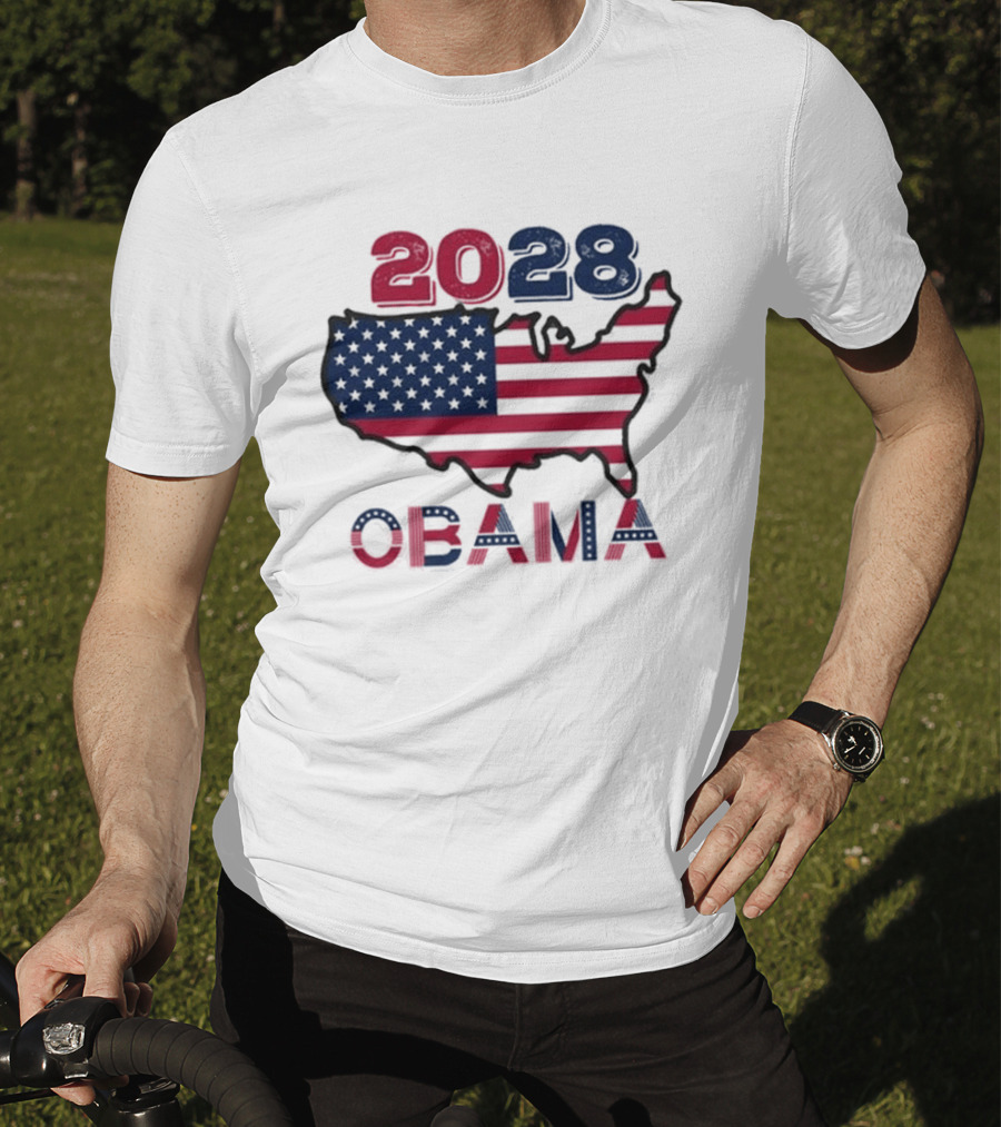 Barack Obama 2028 For President Election T-Shirt