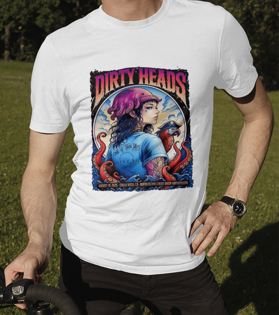 Dirty Heads One Of Those Days Tour 2026 Chula Vista Concert T-Shirt