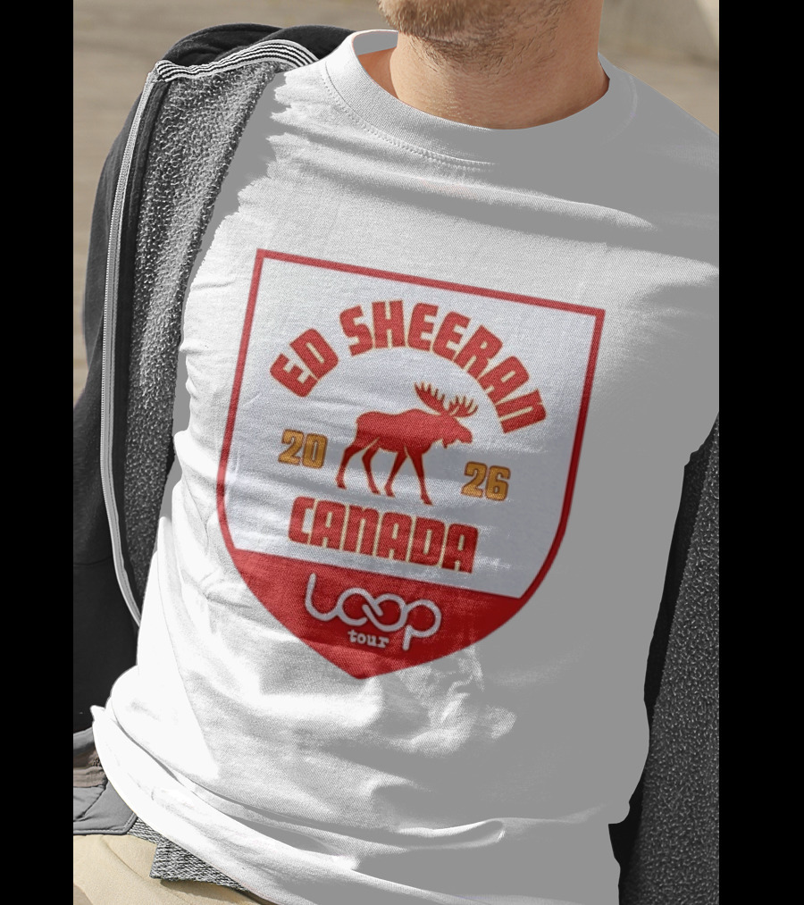 Ed Sheeran 2026 Canada Loop Tour Concert T-Shirt