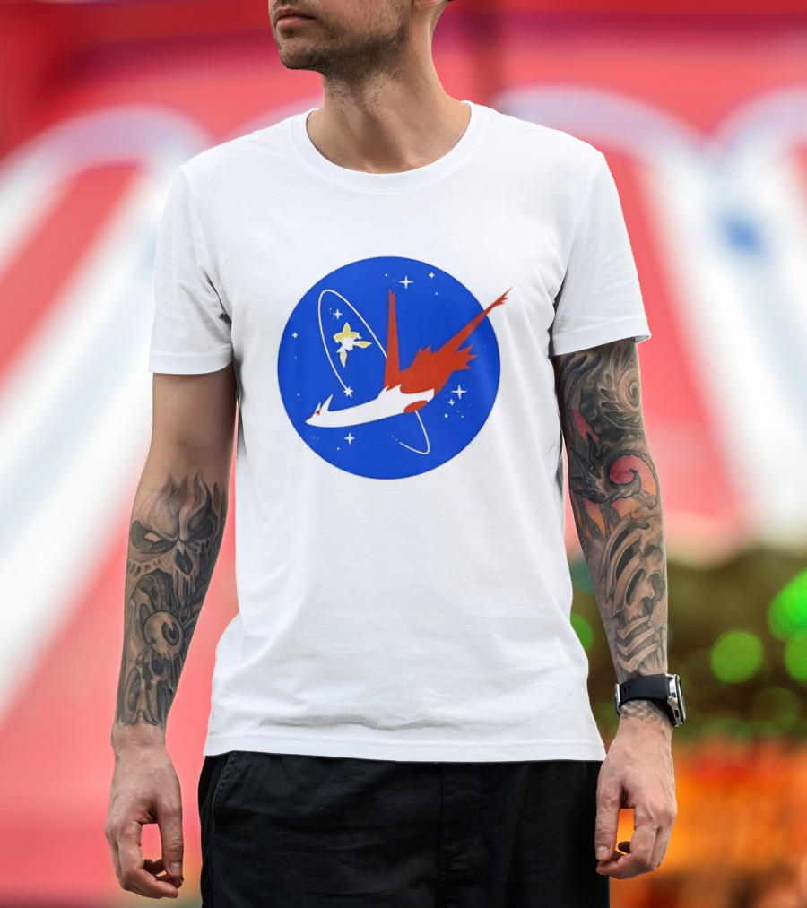 Latios And Latias Space Mission Pokemon T-Shirt