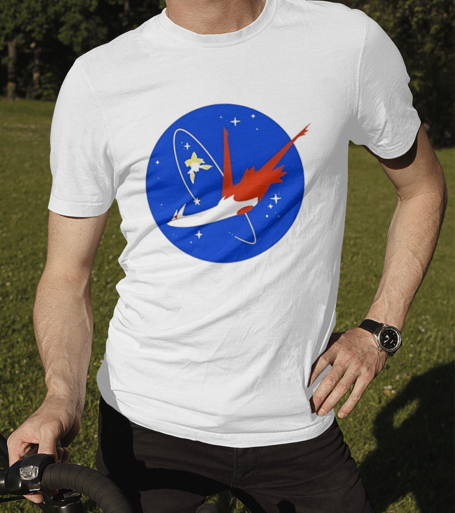 Latios And Latias Space Mission Pokemon T-Shirt